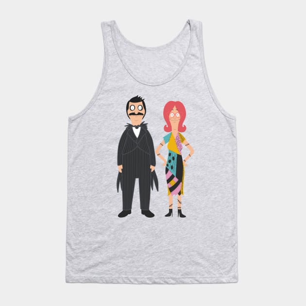 Bob and Linda x Jack and Sally Tank Top by gray-cat